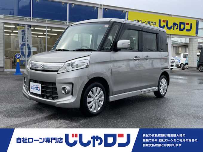 新着情報“スペーシアカスタムXS（レーダーブレーキサポート装着車）”2014年式スチールシルバーM入荷しました！