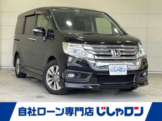 新着情報“ステップワゴンスパーダS”2014年式プレミアムスパークルブラックパール入荷しました！