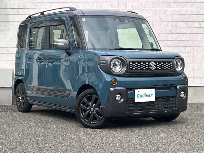 新着情報“スペーシアギアハイブリッドXZ”2022年式デニムブルー ガンメタリック 2トーン入荷しました！