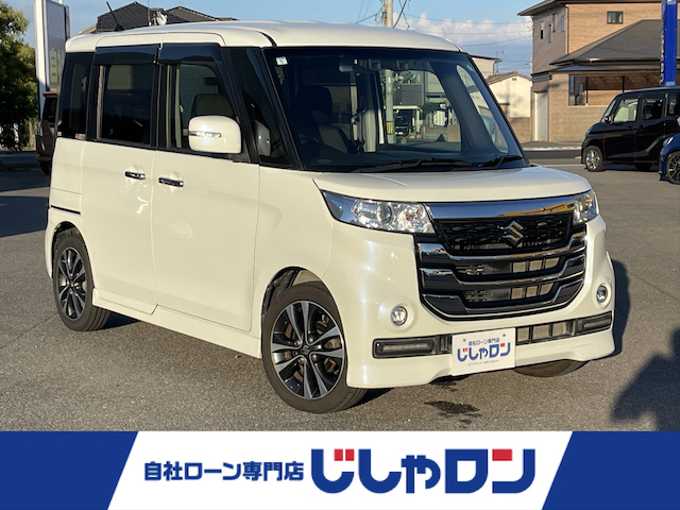 新着情報“スペーシアカスタムＺベースグレード デュアルカメラブレーキサポート ユーティリティーパッケージ装着車”2017年式クリスタルホワイトP入荷しました！