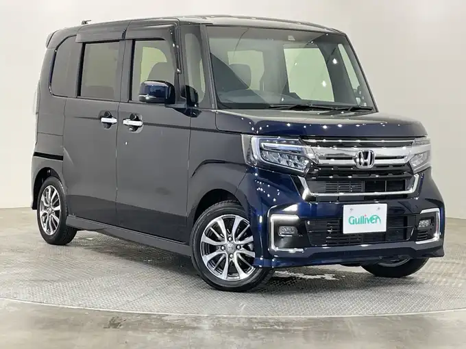 新着情報“Ｎ－ＢＯＸカスタムL”2022年式ミッドナイトブルービームM入荷しました！