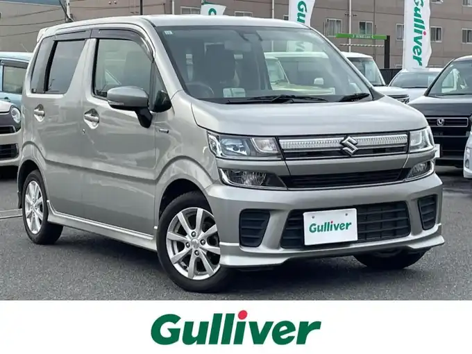 新着情報“ワゴンＲハイブリッドFZ セーフティパッケージ装着車”2017年式スチールシルバーM入荷しました！
