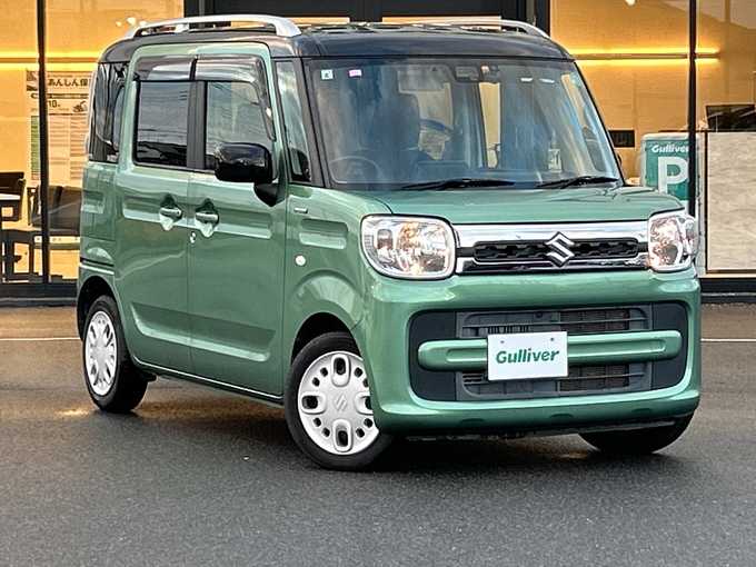 新着情報“スペーシアハイブリッドX”2019年式ツールグリーンパールメタリック/ブラック2トーン入荷しました！