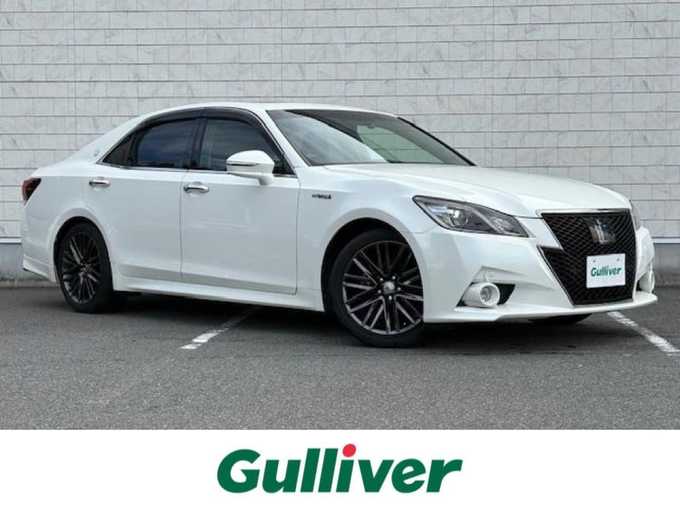 新着情報“クラウンハイブリッドアスリートS ブラックスタイル”2015年式ホワイトパールクリスタルシャイン入荷しました！