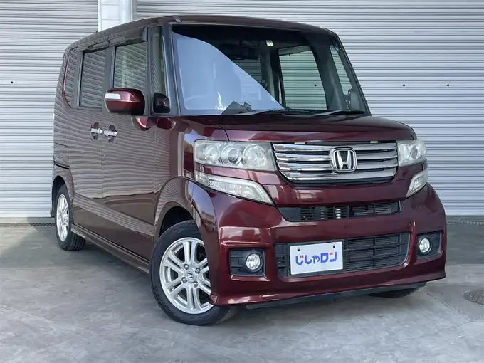 新着情報“Ｎ－ＢＯＸカスタムG・Lパッケージ”2012年式プレミアムディープロッソパール入荷しました！
