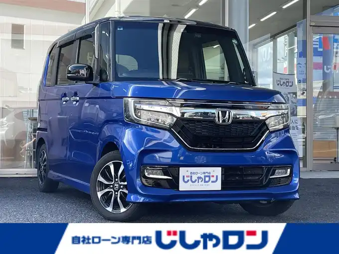 新着情報“Ｎ－ＢＯＸカスタムG・Lホンダセンシング”2017年式ブリリアントスポーティブルーメタリック2トーン入荷しました！