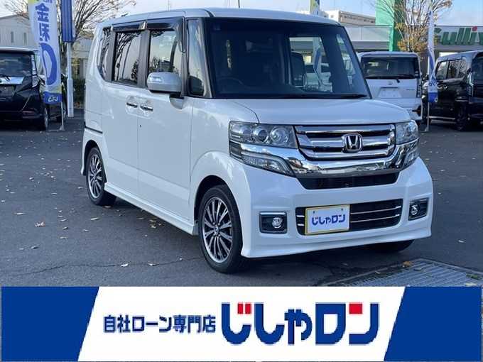 新着情報“Ｎ－ＢＯＸ＋カスタムG・ターボLパッケージ”2015年式プレミアムホワイトパールⅡ入荷しました！