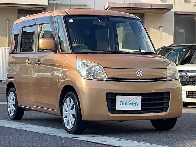 新着情報“スペーシアX（レーダーブレーキサポート装着車）”2013年式キャンドルオレンジメタリック入荷しました！