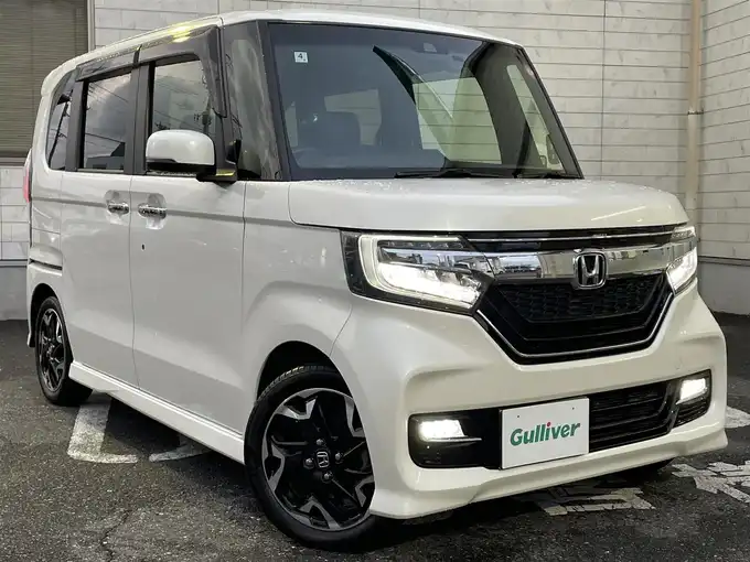 新着情報“Ｎ－ＢＯＸカスタムG・Lターボホンダセンシング”2018年式プレミアムホワイトパールⅡ入荷しました！