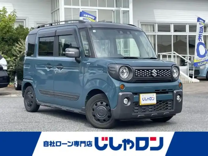 新着情報“スペーシアギアハイブリッドXZ ターボ”2021年式デニムブルー ガンメタリック 2トーン入荷しました！