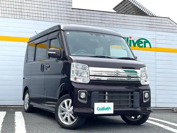 新着情報“エブリイワゴンPZターボスペシャル ハイルーフ”2021年式ムーンライトバイオレットPM入荷しました！