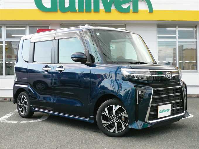 新着情報“タントカスタムX”2024年式レーザーブルークリスタルシャイン入荷しました！