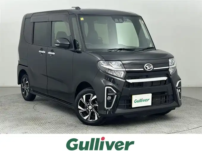 新着情報“タントカスタムX”2021年式ブラックマイカメタリック入荷しました！