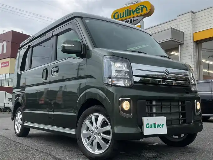 新着情報“エブリイワゴンPZターボ ハイルーフ”2024年式クールカーキPM入荷しました！