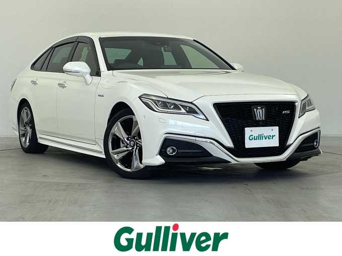 新着情報“クラウンハイブリッドRSアドバンス”2019年式ホワイトパールクリスタルシャイン入荷しました！