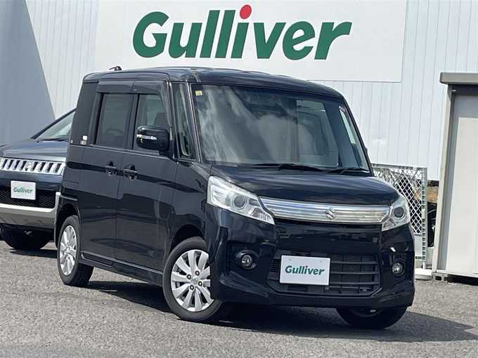 新着情報“スペーシアカスタムGS（レーダーブレーキサポート装着車）”2014年式ブルーイッシュブラックパール3入荷しました！