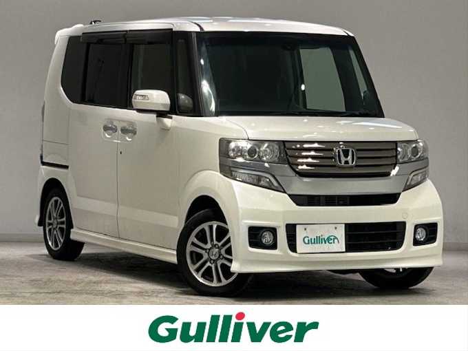 新着情報“Ｎ－ＢＯＸカスタムG特別仕様車SSパッケージ”2014年式プレミアムホワイトパール入荷しました！