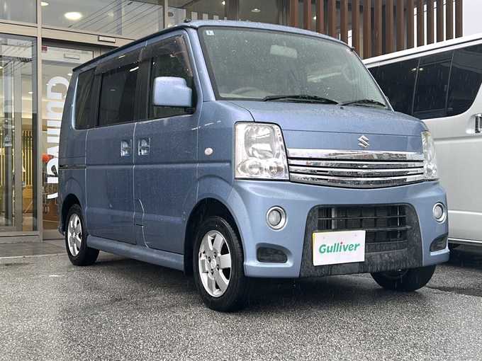 新着情報“エブリイワゴンPZターボ”2014年式ブリーズブルーメタリック入荷しました！