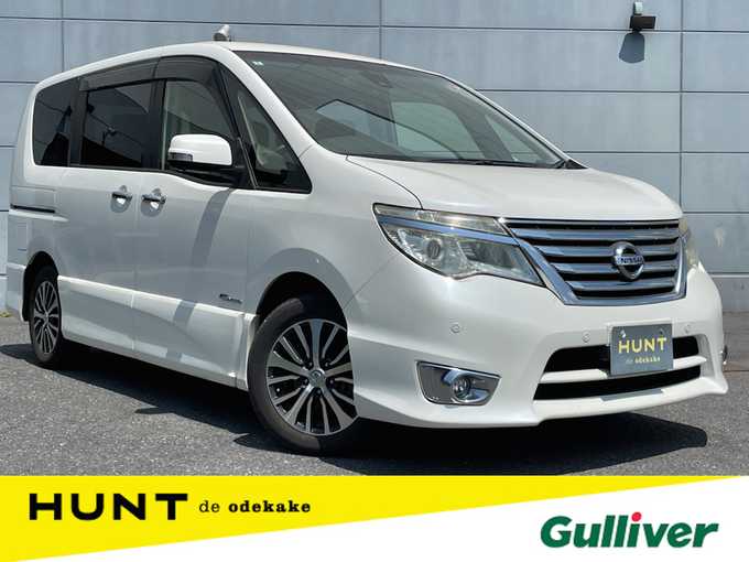 新着情報“セレナハイウェイスターG S－ハイブリッド アドバンスドセーフティパッケージ”2014年式ホワイト入荷しました！