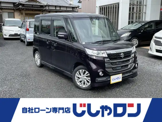 新着情報“スペーシアカスタムＺベースグレード ユーティリティーパッケージ装着車”2017年式ムーンライトバイオレットPM入荷しました！