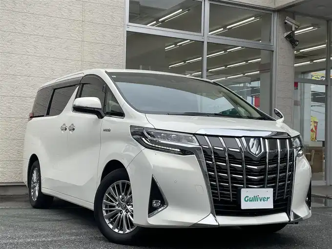 新着情報“アルファードハイブリッドハイブリッドG Fパッケージ”2019年式ラグジュアリーホワイトパールクリスタルシャインガラスフレーク入荷しました！