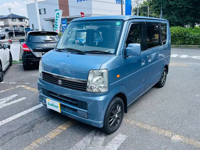 新着情報“エブリイワゴンJPターボ”2013年式ブリーズブルーメタリック入荷しました！