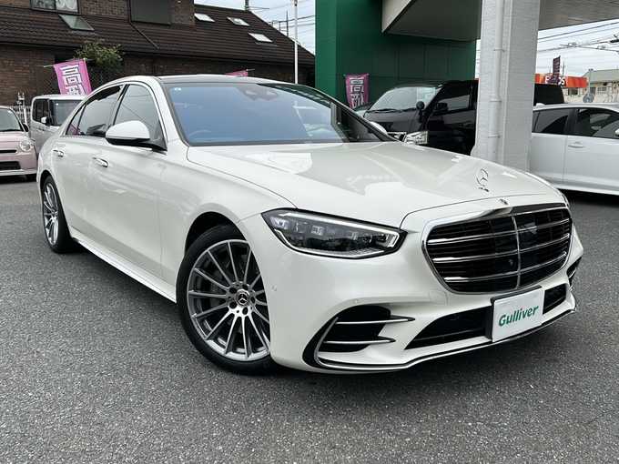 新着情報“ＳクラスS400d 4マチックロング AMGライン”2021年式ダイヤモンドホワイト入荷しました！