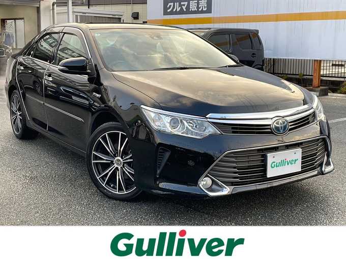 新着情報“カムリハイブリッド レザーパッケージ”2014年式アティチュードブラックマイカ入荷しました！