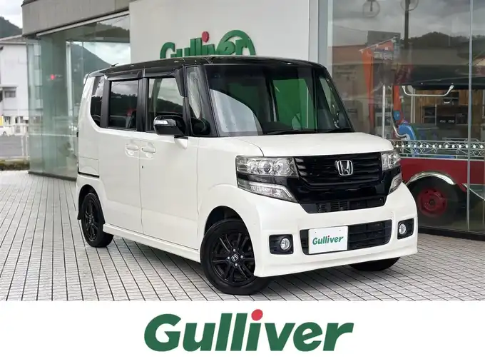 新着情報“Ｎ－ＢＯＸカスタムG特別仕様車SSパッケージ”2014年式プレミアムホワイトパール入荷しました！