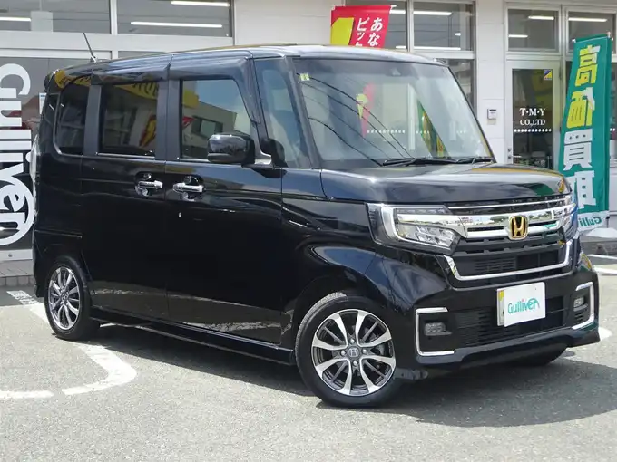 新着情報“Ｎ－ＢＯＸカスタムL”2023年式クリスタルブラックパール入荷しました！