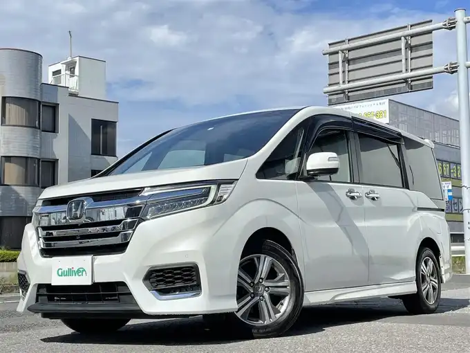 新着情報“ステップワゴンスパーダ eHEV G EXホンダS”2020年式プラチナホワイトパール入荷しました！