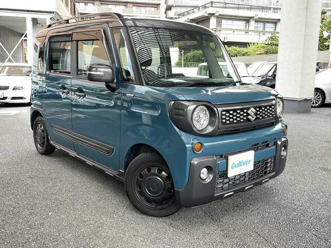 新着情報“スペーシアギアハイブリッドXZ”2021年式デニムブルー ガンメタリック 2トーン入荷しました！