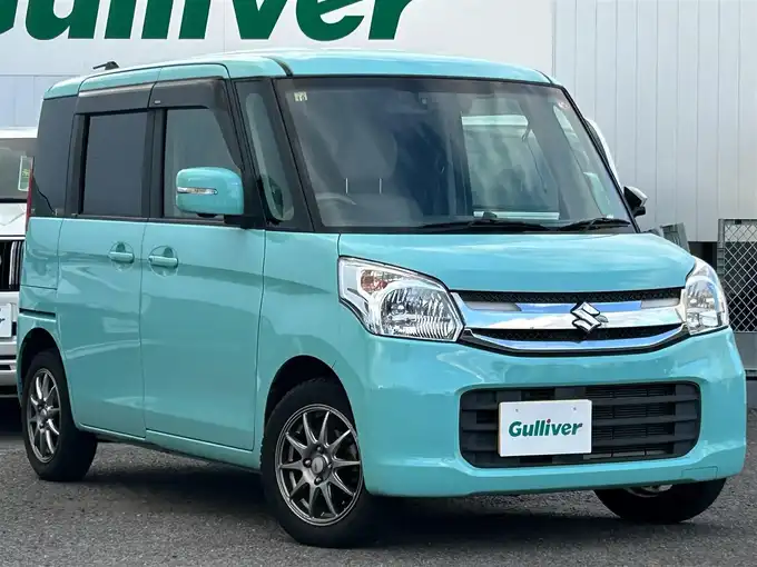 新着情報“スペーシアT デュアルカメラブレーキサポート装着車”2016年式フレンチミントPM入荷しました！