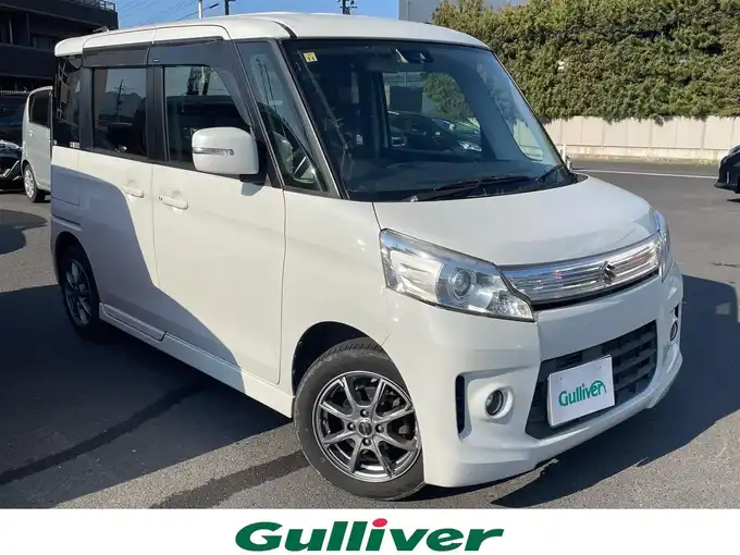新着情報“スペーシアカスタムXS（レーダーブレーキサポート装着車）”2014年式パールホワイト入荷しました！