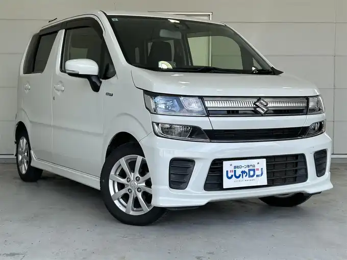 新着情報“ワゴンＲハイブリッドFZ セーフティパッケージ装着車”2017年式ピュアホワイトP入荷しました！