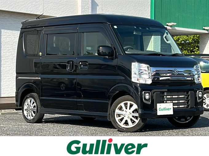 新着情報“エブリイワゴンPZターボ ハイルーフ”2024年式ブルーイッシュブラックパール3入荷しました！