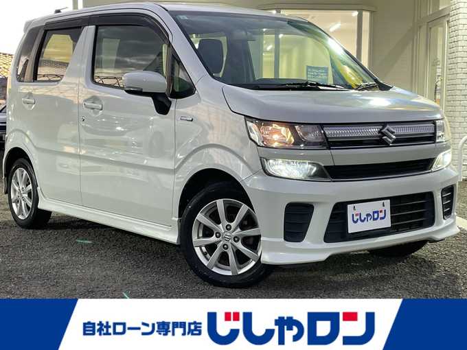 新着情報“ワゴンＲハイブリッドFZ セーフティパッケージ装着車”2017年式ピュアホワイトP入荷しました！