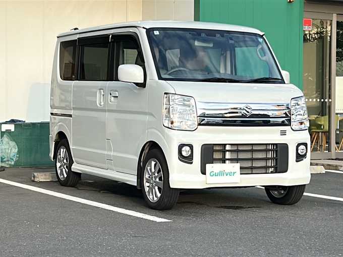 新着情報“エブリイワゴンPZターボ 標準ルーフ”2024年式パールホワイト入荷しました！