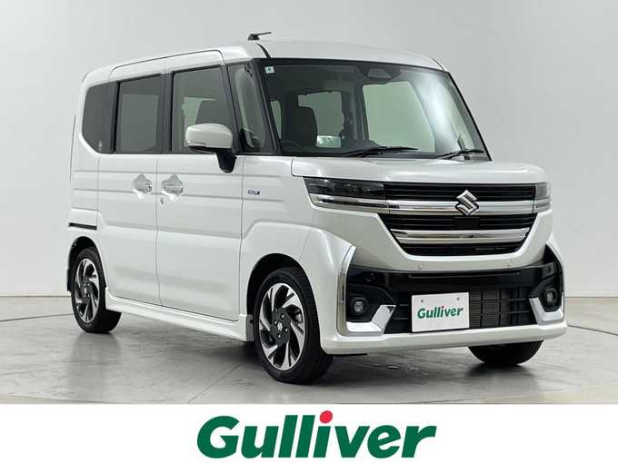 新着情報“スペーシアカスタムハイブリッドXS”2024年式ピュアホワイトP入荷しました！