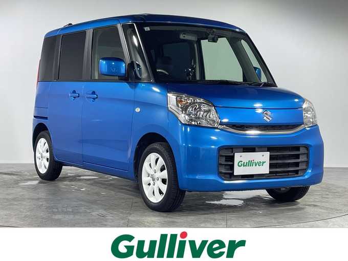 新着情報“スペーシアG デュアルカメラブレーキサポート装着車”2017年式ブリスクブルーM入荷しました！