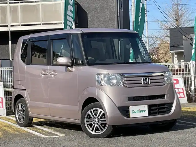 新着情報“Ｎ－ＢＯＸG・Lパッケージ”2013年式チェリーシェルピンクメタリック入荷しました！