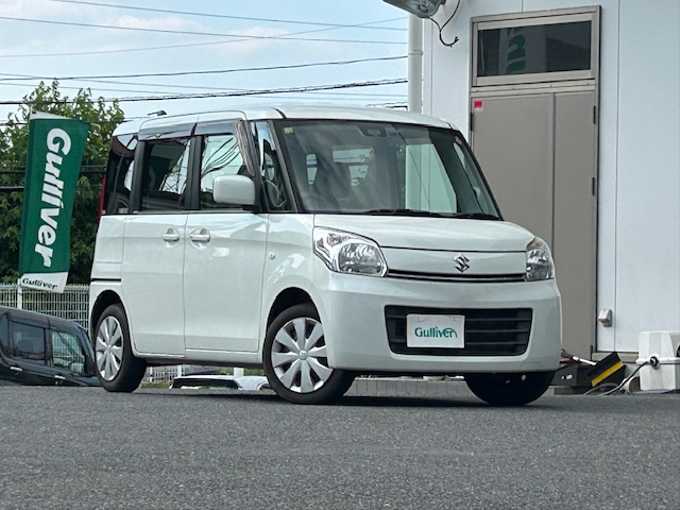 新着情報“スペーシアX（レーダーブレーキサポート装着車）”2014年式パールホワイト入荷しました！