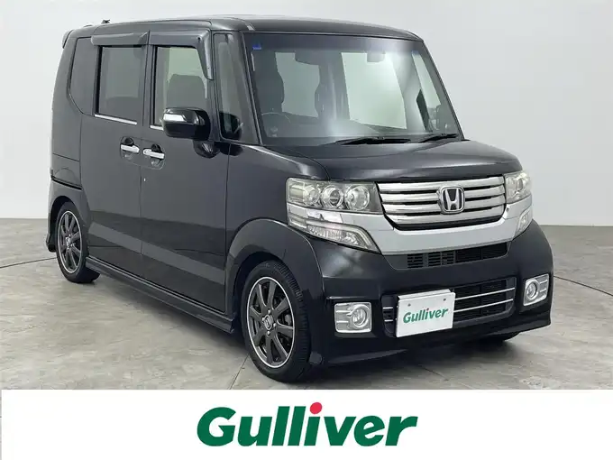 新着情報“Ｎ－ＢＯＸカスタムG特別仕様車ターボSSパッケージ”2014年式クリスタルブラックパール入荷しました！