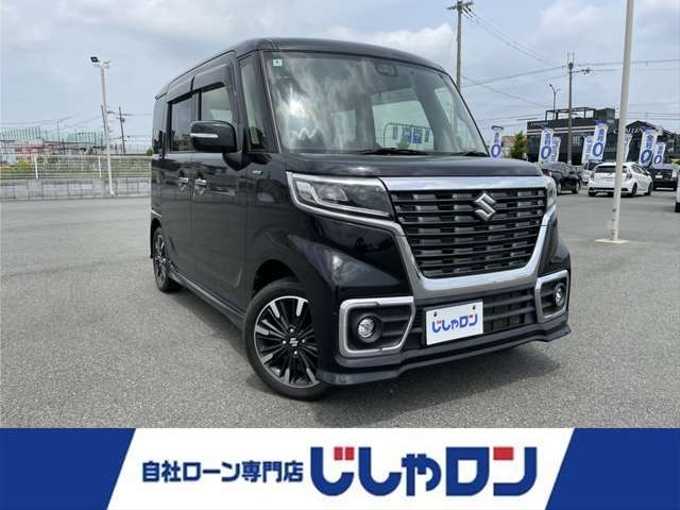 新着情報“スペーシアカスタムハイブリッドXS 衝突被害軽減ブレーキ非装着車”2019年式ブルーイッシュブラックパール3入荷しました！