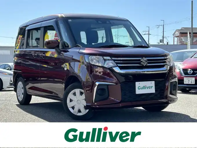 新着情報“ソリオG スズキセーフティサポート非装着車”2021年式メロウディープレッドパール入荷しました！