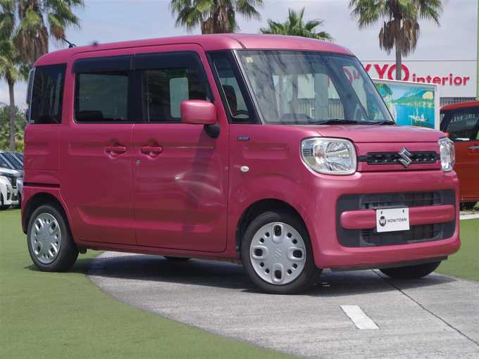 新着情報“スペーシアハイブリッドG 衝突被害軽減ブレーキ非装着車”2018年式チアフルピンクM入荷しました！