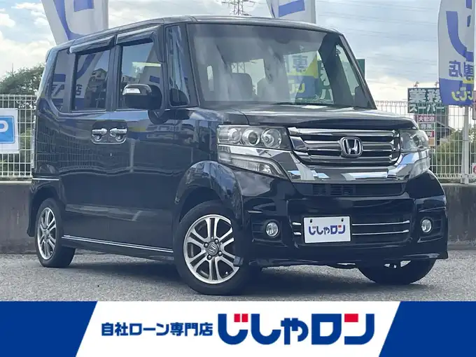 新着情報“Ｎ－ＢＯＸカスタムG・Lパッケージ特別仕様車SSパッケージ”2015年式スマートブラック入荷しました！