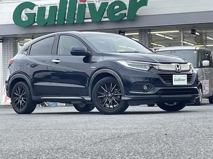 新着情報“ヴェゼルハイブリッドX・ホンダセンシング”2018年式ミッドナイトブルービームM入荷しました！