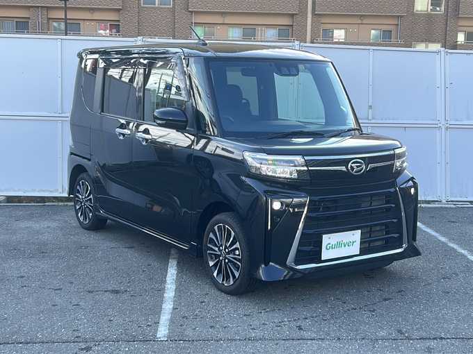 新着情報“タントカスタムRS”2023年式ブラックマイカメタリック入荷しました！