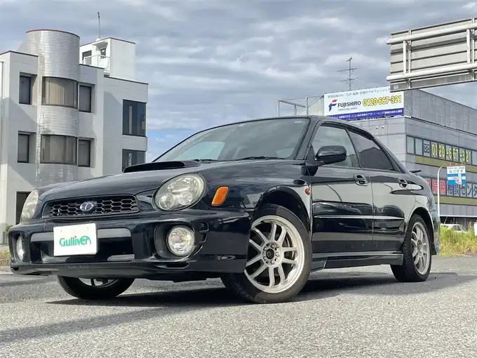 新着情報“インプレッサ ＷＲＸNB”2003年式ミッドナイトブラックマイカ入荷しました！